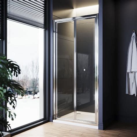 Elegant 800mm New Bifold Shower Enclosure With Magnetic Reversible