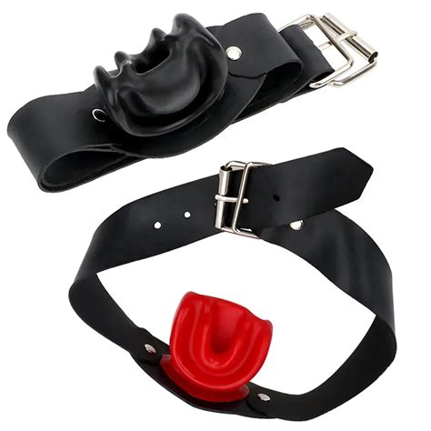 Latex Open Mouth Gag Slave Restraints Dilatation Ball Erotic Oral