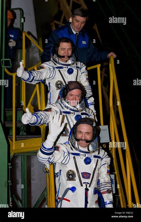 Expedition 25 Soyuz Commander Alexander Kaleri Of Russia Bottom NASA