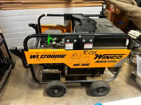 Winco Wl12000he Big Dog Industrial Electric Start Portable Generator W