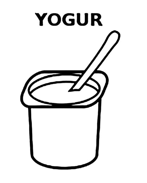 Dibujos De Yogur Para Colorear Dibujos Online