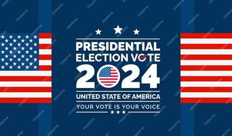 Premium Vector | USA 2024 Presidential Elections Event Banner ...