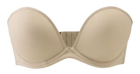 Multiway Nude Plunge Strapless Bra With Padding