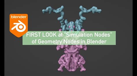 Livenoding Basic Simulation Nodes Geometry Nodes Experimental Youtube