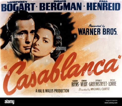 Casablanca movie poster hi-res stock photography and images - Alamy