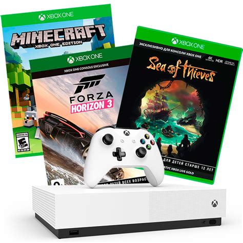 Xbox One S All-Digital Edition и 3 игровых хита купить в Москве ...