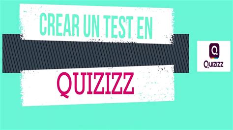 Quizizz Crear Test Youtube