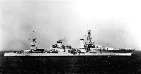 [photo] Broadside View Of Uss Northampton Location Unknown Late 1930s World War Ii Database