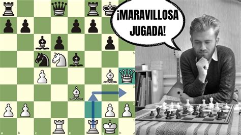 Impresionante Ataque Y Sacrificio De Dama Larsen Vs Petrosian