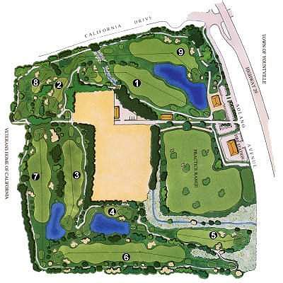 Course Layout - Vintner's Golf Club