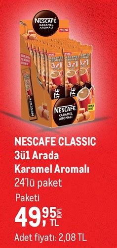 Nescafe Classic Arada Karamel Aromal L Paket Ndirimde Market