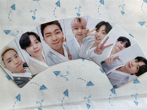 Bts Photocards Chuseok Pack Kpop Selca Cards Bts Etsy