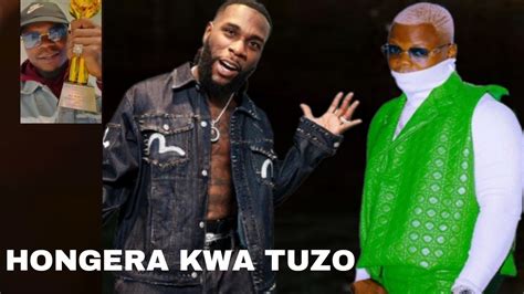 Burnaboy Ampongeza Harmonize Kushinda Tuzo 3 Za Msanii Bora Africa