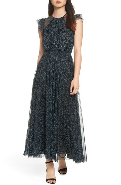 Jill Jill Stuart Flocked Dot Tulle Dress Nordstrom Tulle Dress