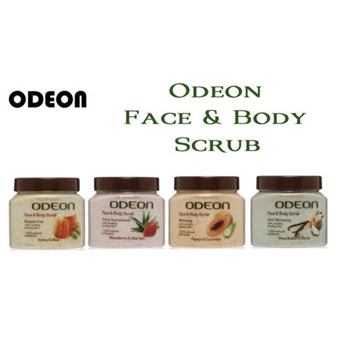 Odeon Face And Body Scrub 300ml Shopee Malaysia