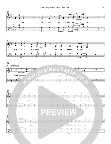 Holy Holy Holy Sheet Music PDF (Gary Oliver) - PraiseCharts