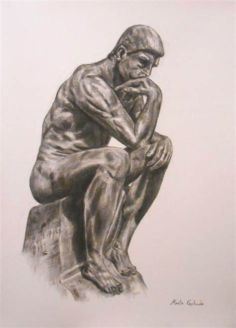 The Thinker Statue Drawing Stevie Statue Vaughan Ray Austin Texas Tx