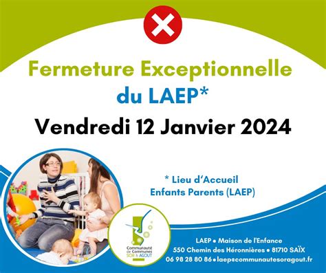 Fermeture Exceptionnelle Du Laep