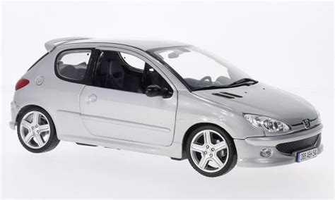 Miniature Peugeot 206 RC 1 18 Norev RC Grise 2003 Voiture Miniature Be