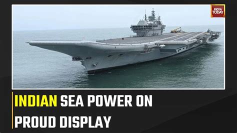 Indias First Indigenous Aircraft Carrier Ins Vikrant Demonstrates Its