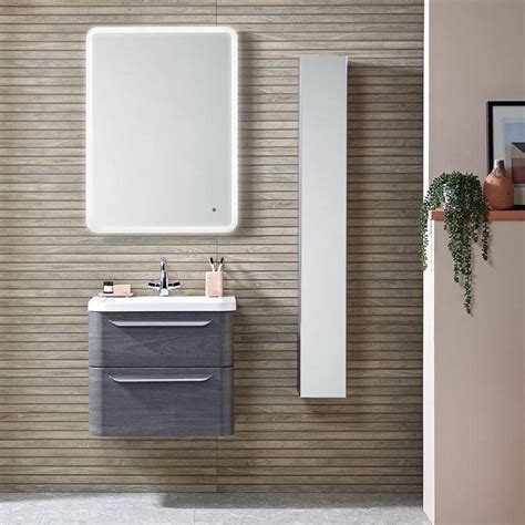 Tall Slim Mirrored Bathroom Cabinet Rispa