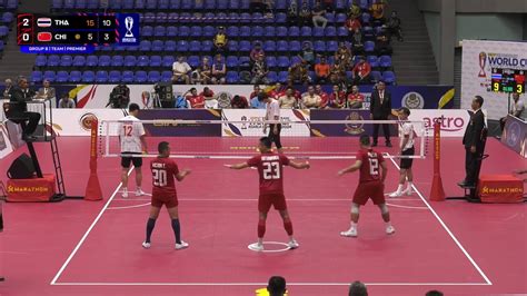 Thailand Vs China Group B Team Regu Premier Istaf Sepaktakraw