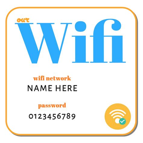 Free Editable Wifi Template