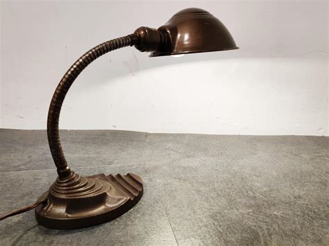 Art Deco Gooseneck Table Lamp By Eagle S At Stdibs Eagle