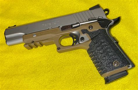 Grip And Rail System For 1911 Picatinny Rail Adapter