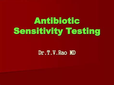 Ppt Antibiotic Sensitivity Testing Powerpoint Presentation Free