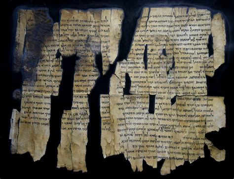 Dead Sea Scroll 28 from Qumran (Illustration) - World History Encyclopedia
