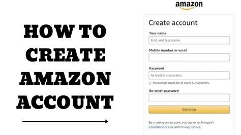 How To Create An Amazon Account Create Amazon Account Sign Up For An