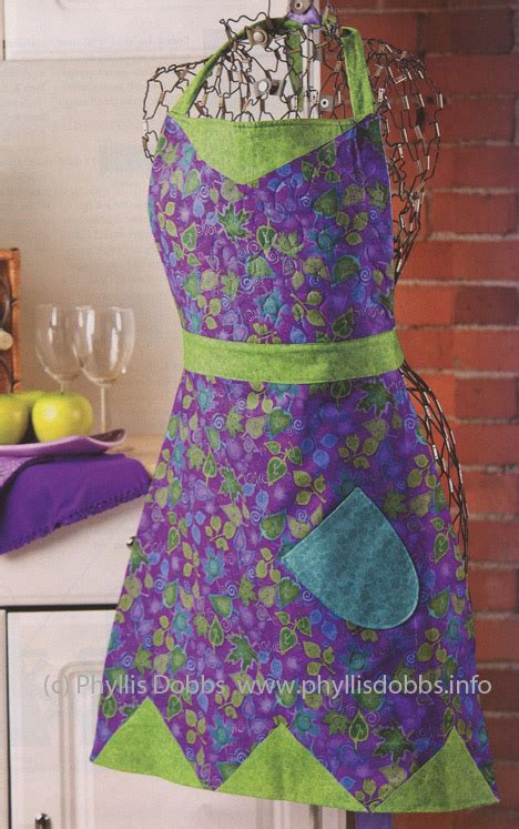 Sew A Reversible Apron Phyllis Dobbs Blog