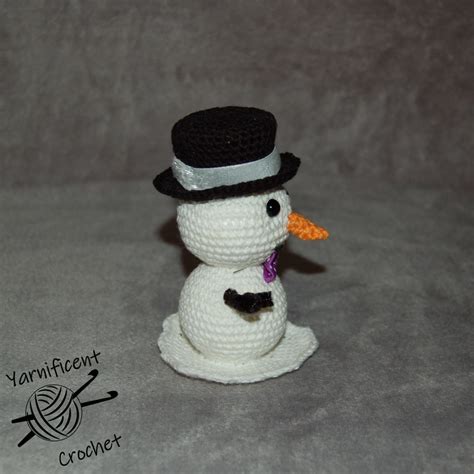 Snowman Hat Pattern Crochet