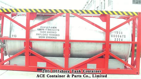 16000l To 20000l Dnv 27 1 Standard 20ft Frame Un T11 Stainless Steel