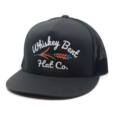 Mens Whiskey Bent Hat Co Troubador Snapback Hat