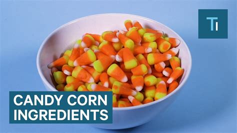 What Is Candy Corn Actually Made Of Youtube