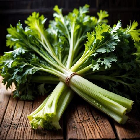 Celery Fresh Raw Organic Vegetable Premium Ai Generated Image