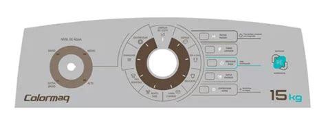 Membrana Adesivo Painel Lavadora Colormaq Lca15 Lca 15 15kg