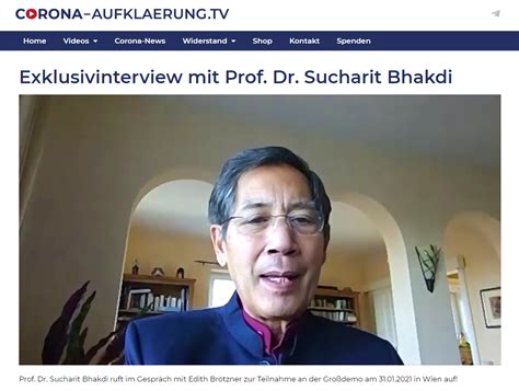 Exklusiv Interview Mit Prof Dr Sucharit Bhakdi Truevid