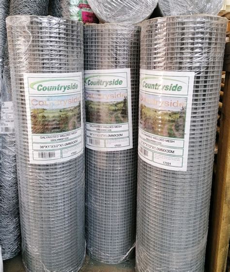 30m Roll X 90cm 3ft Tall Aviary Cage Welded Wire Mesh Rolls 12 5 X