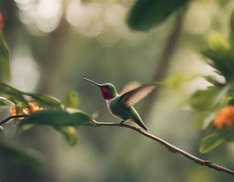 Premium Photo | A hummingbird in jungle