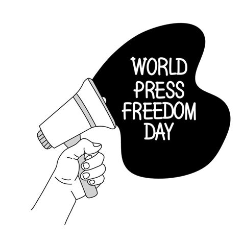 Doodle Illustration With The Theme Of World Press Freedom Day Doodle