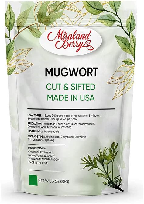 Amazon Lyckliga Mugwort Leaves Mugwort Tea Oz G Natural