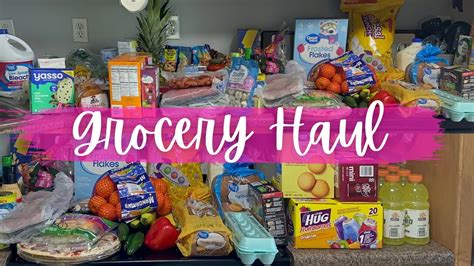 Walmart Grocery Haul Meal Plan August Youtube