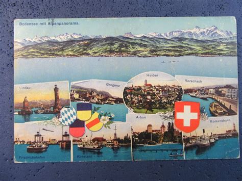 AK SG BODENSEE ALPEN HEIDEN ARBON RORSCHACH ROMANSHORN 1915 Kaufen