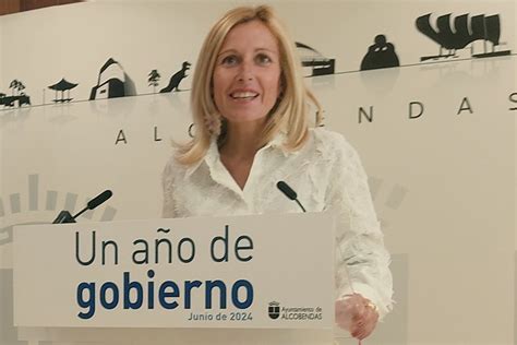 La Alcaldesa de Alcobendas Rocío García Alcántara hace un balance muy