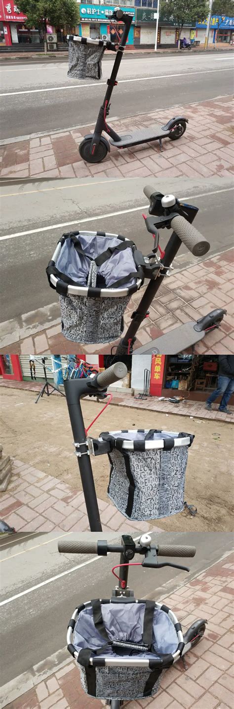 Задняя корзина для электрического скутера, передняя складная корзина ...