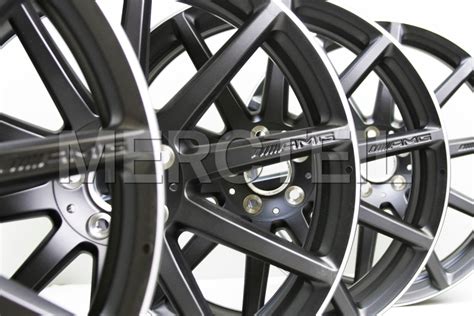 S Class S63 AMG 10 Spoke Black Matte Forged Rims 217 222 20 Inch