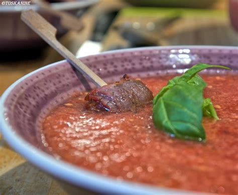 Gazpacho Mit Datteln Im Speckmantel Rezept Kochbar De